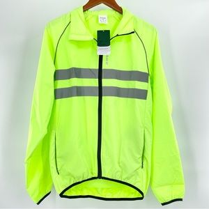 Men's WOSAWE Packable Cycling Jacket Hooded Running Coat Biking Windbreaker